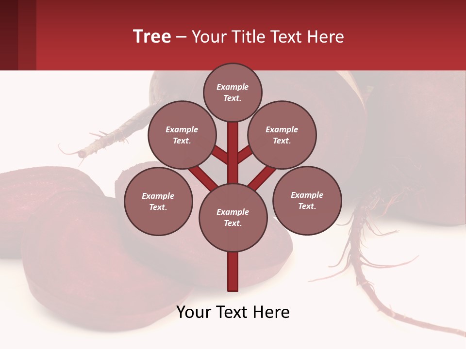 A Bunch Of Beets Sitting On Top Of A White Table PowerPoint Template