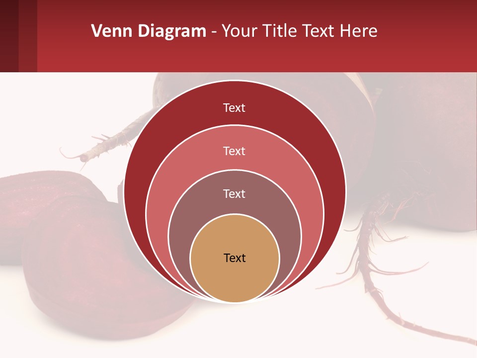 A Bunch Of Beets Sitting On Top Of A White Table PowerPoint Template