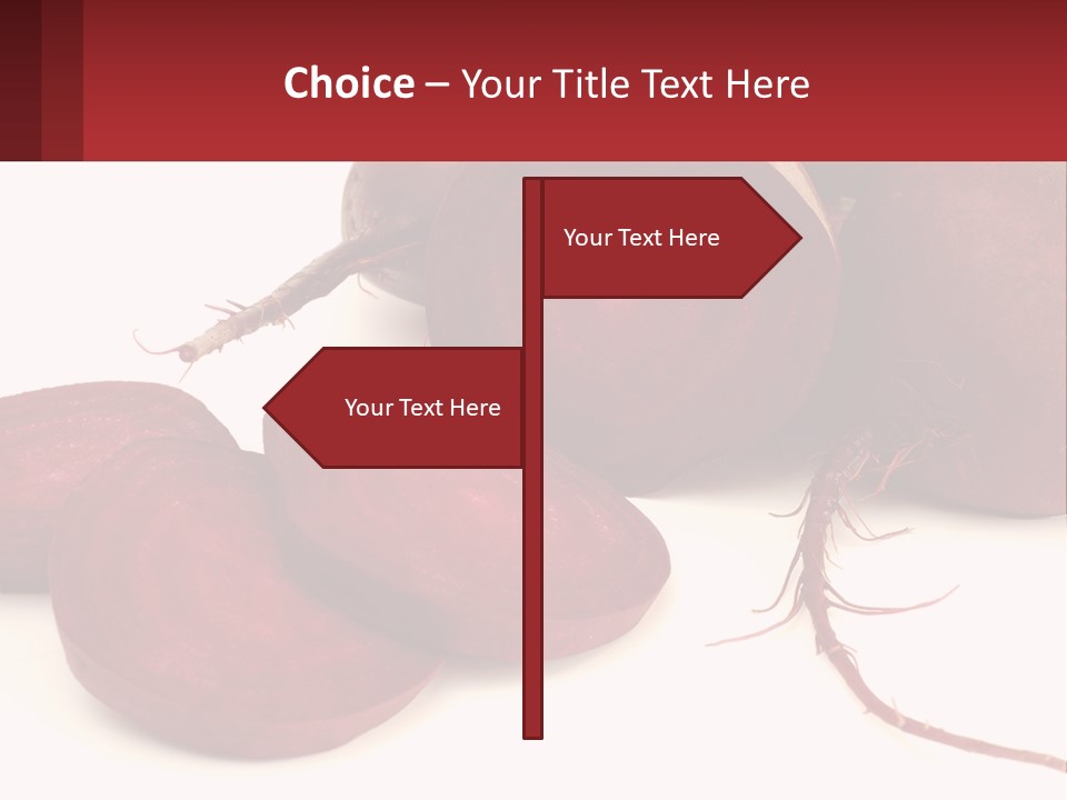 A Bunch Of Beets Sitting On Top Of A White Table PowerPoint Template