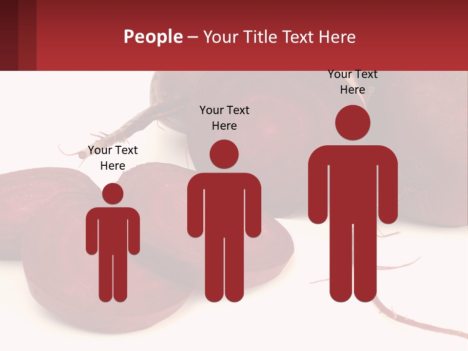 A Bunch Of Beets Sitting On Top Of A White Table PowerPoint Template