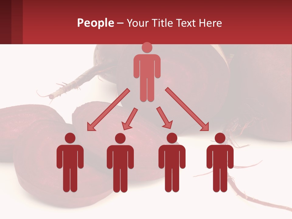 A Bunch Of Beets Sitting On Top Of A White Table PowerPoint Template