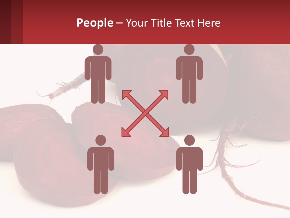 A Bunch Of Beets Sitting On Top Of A White Table PowerPoint Template