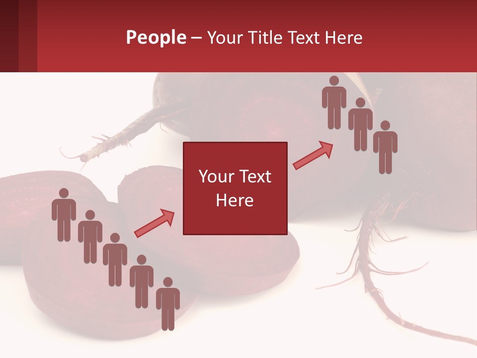 A Bunch Of Beets Sitting On Top Of A White Table PowerPoint Template