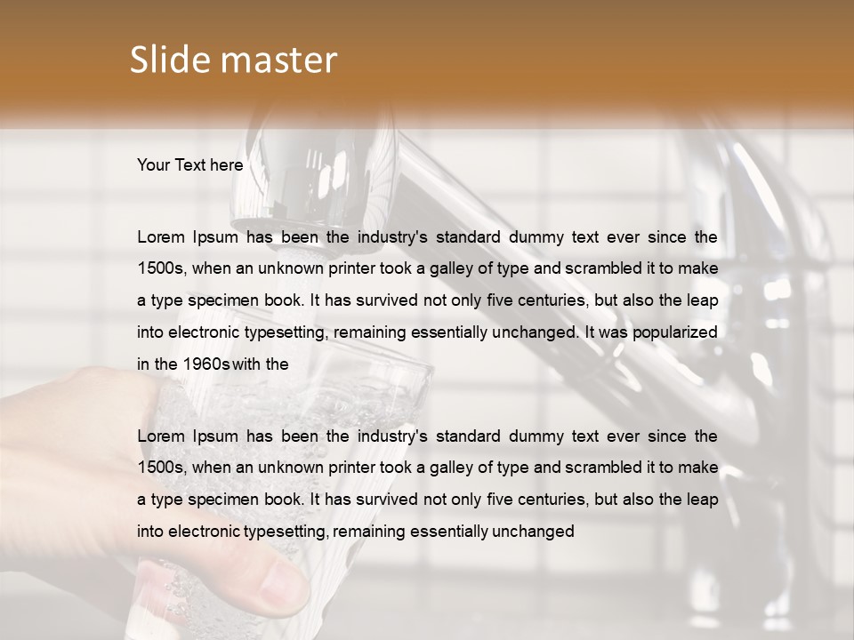 Pure Flow Hand PowerPoint Template