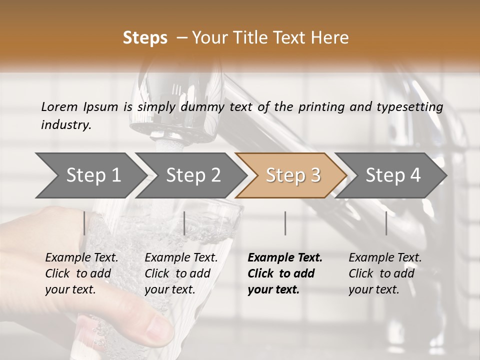 Pure Flow Hand PowerPoint Template