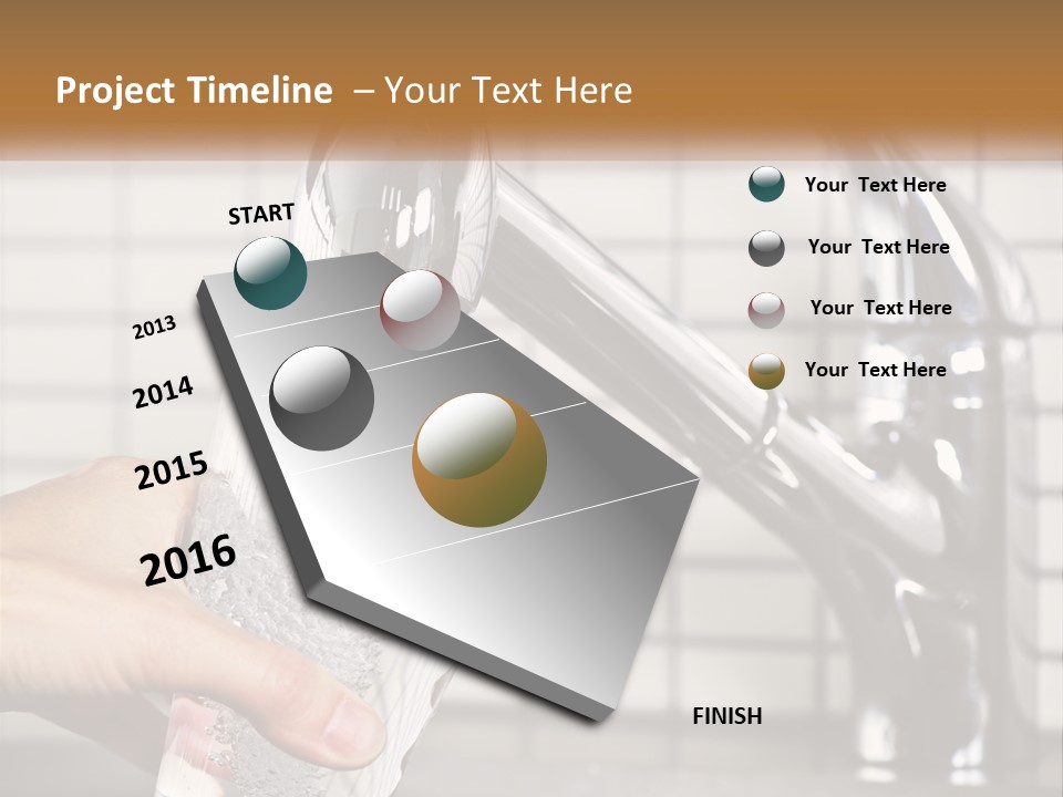 Pure Flow Hand PowerPoint Template