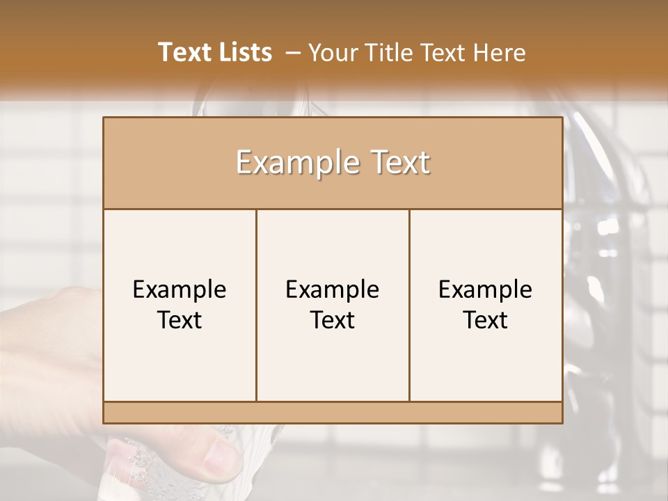 Pure Flow Hand PowerPoint Template