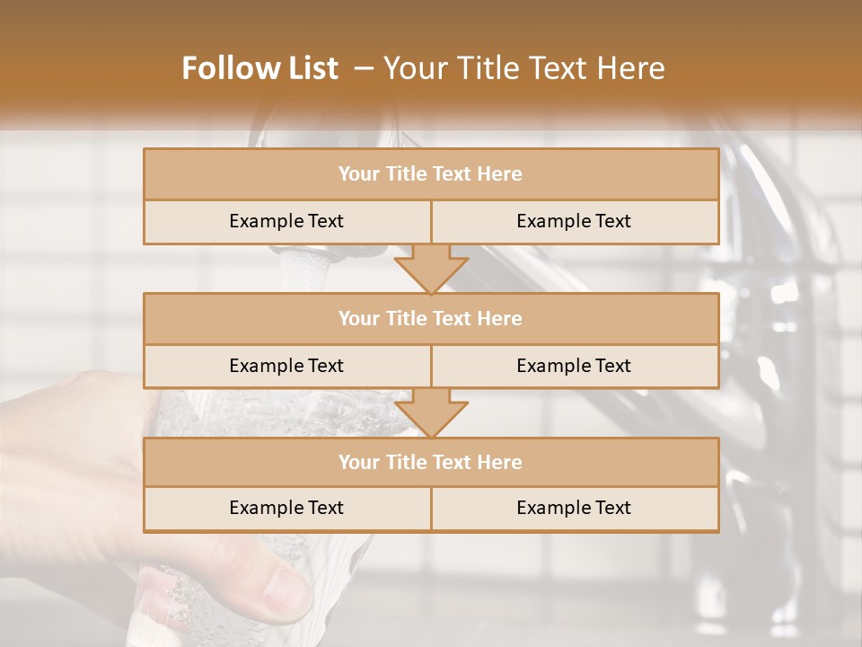 Pure Flow Hand PowerPoint Template