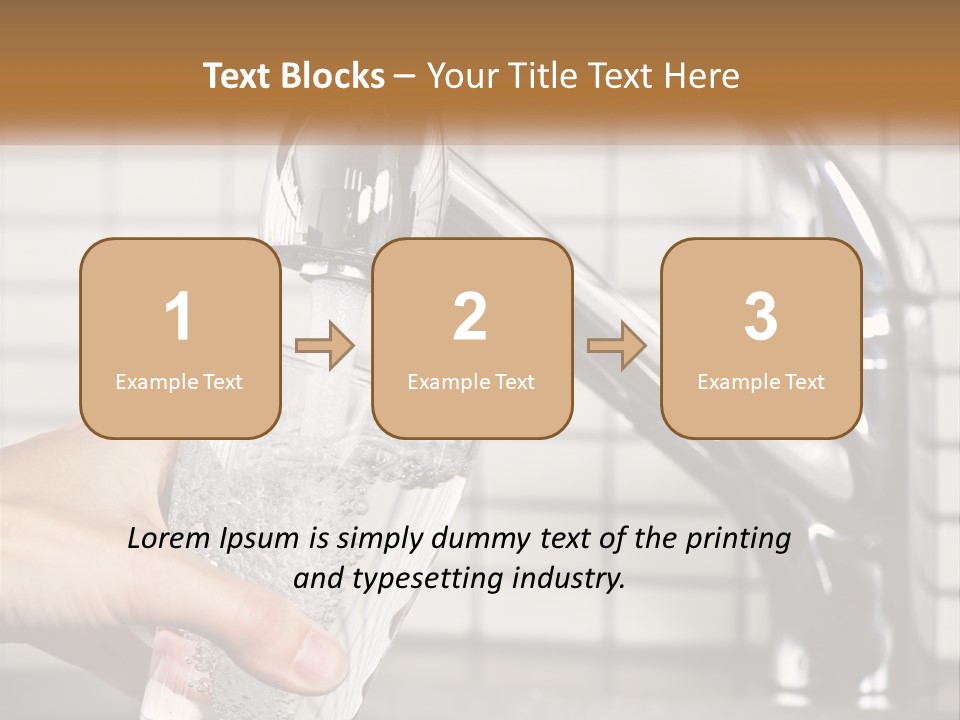 Pure Flow Hand PowerPoint Template