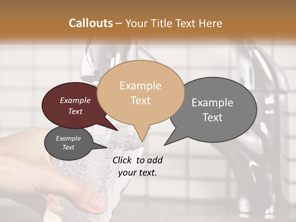 Pure Flow Hand PowerPoint Template