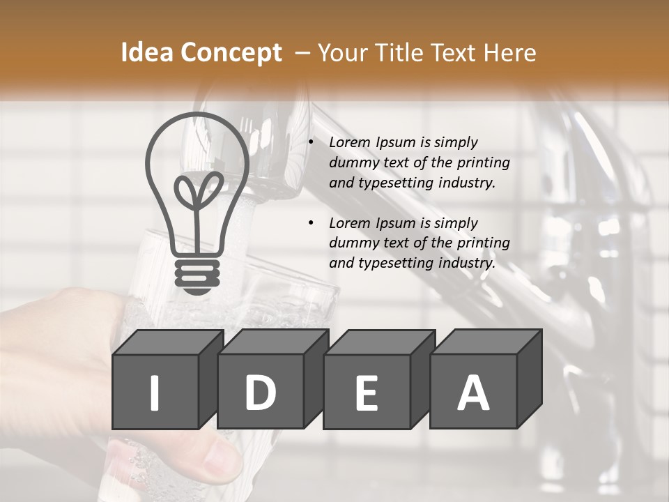 Pure Flow Hand PowerPoint Template