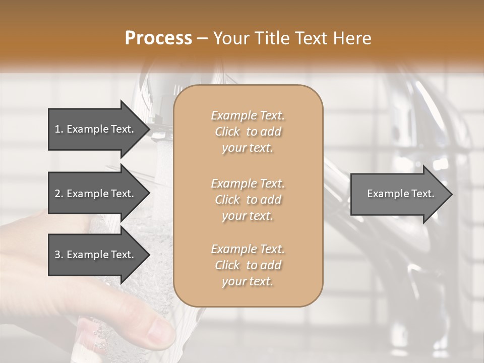 Pure Flow Hand PowerPoint Template