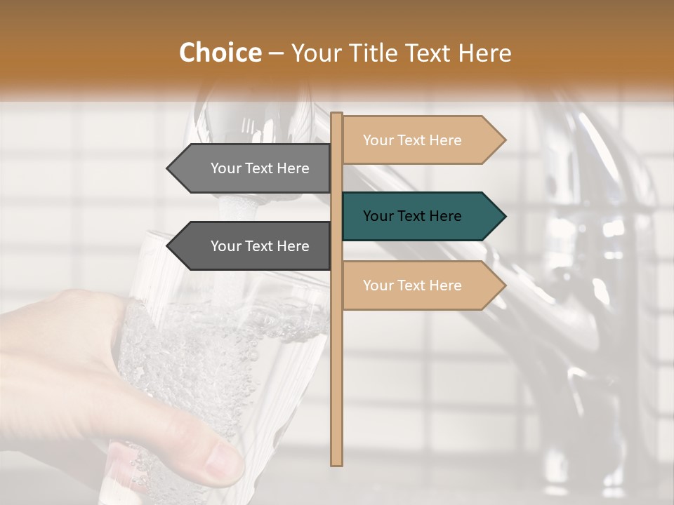 Pure Flow Hand PowerPoint Template