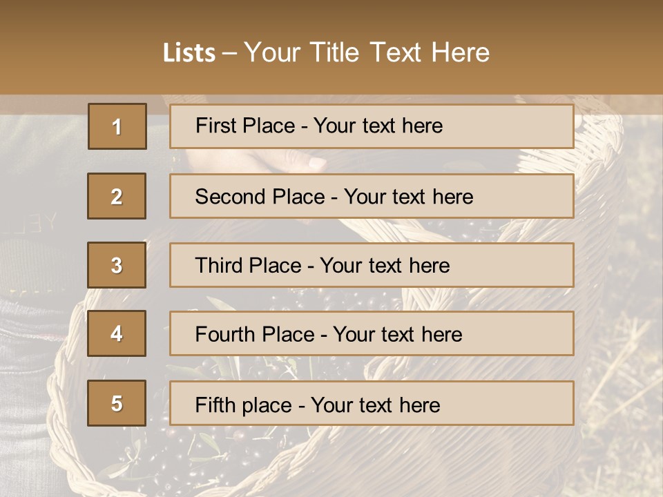 Tradition Mediterranean Harvest PowerPoint Template