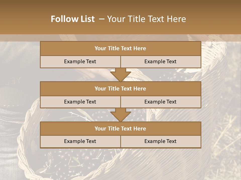 Tradition Mediterranean Harvest PowerPoint Template