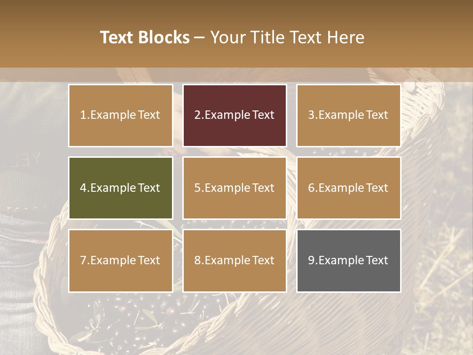 Tradition Mediterranean Harvest PowerPoint Template