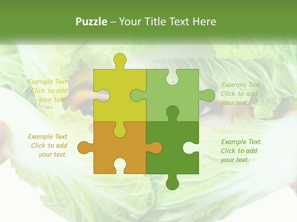 Female Lifestyle Diet PowerPoint Template