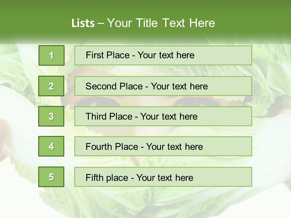 Female Lifestyle Diet PowerPoint Template