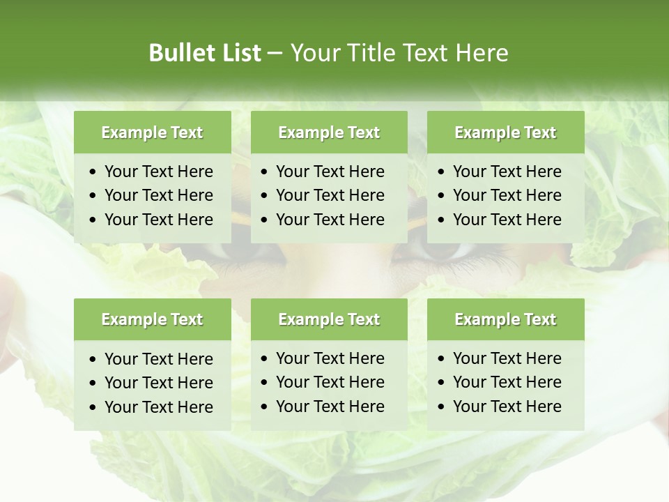 Female Lifestyle Diet PowerPoint Template