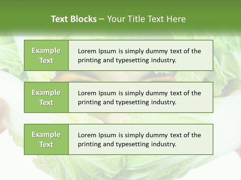 Female Lifestyle Diet PowerPoint Template