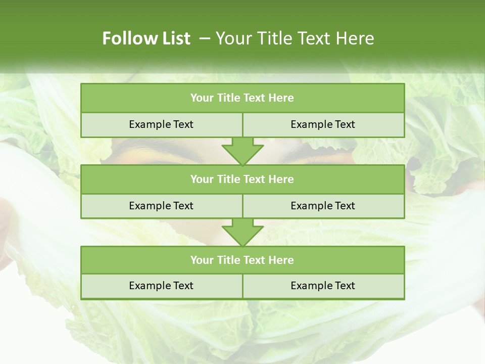 Female Lifestyle Diet PowerPoint Template
