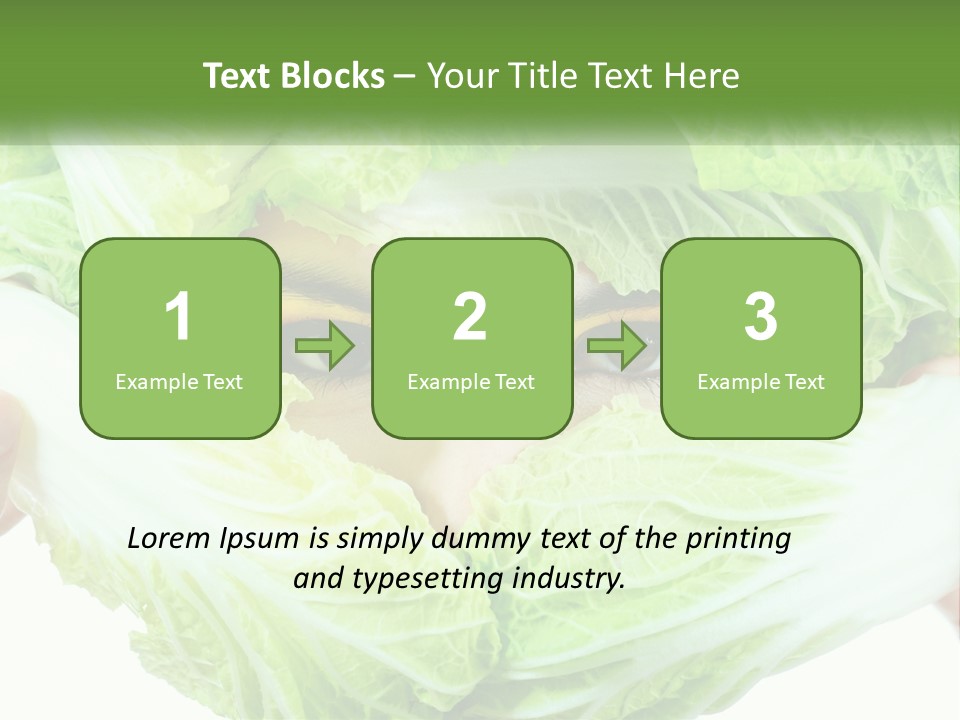 Female Lifestyle Diet PowerPoint Template