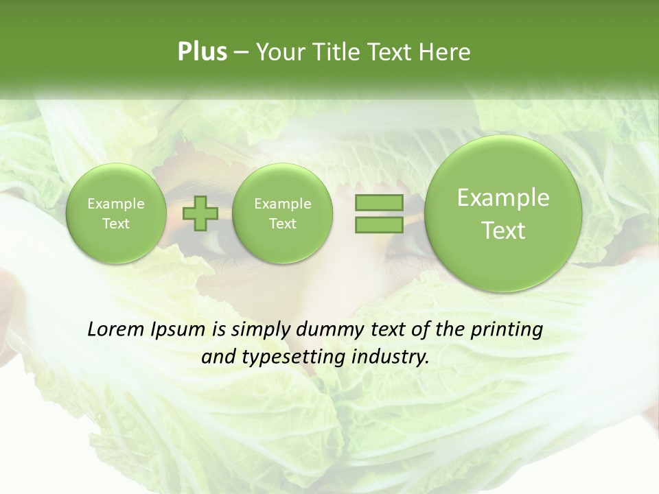 Female Lifestyle Diet PowerPoint Template