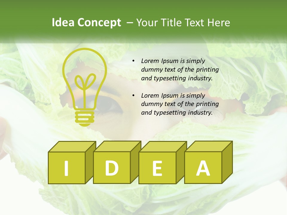 Female Lifestyle Diet PowerPoint Template