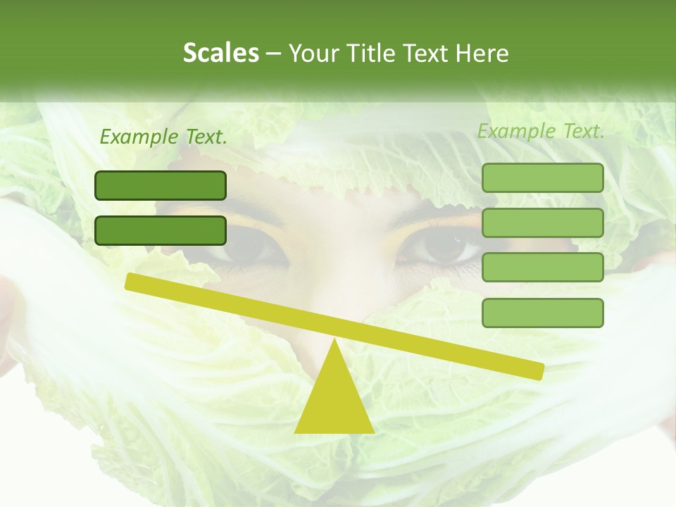 Female Lifestyle Diet PowerPoint Template