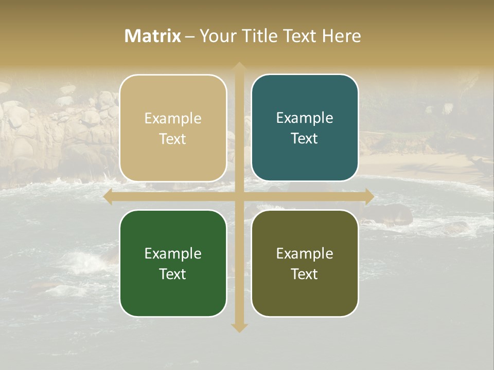 Tayrona Splash Water PowerPoint Template