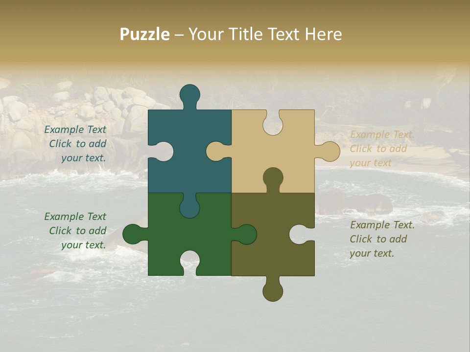 Tayrona Splash Water PowerPoint Template