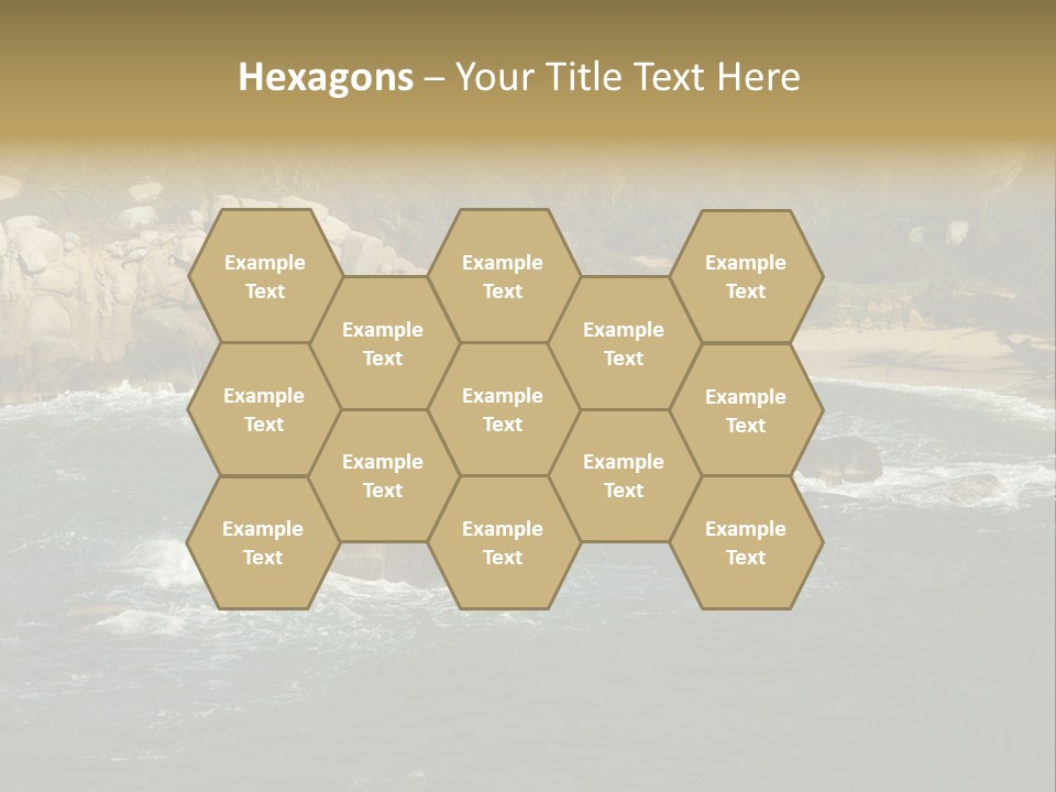 Tayrona Splash Water PowerPoint Template