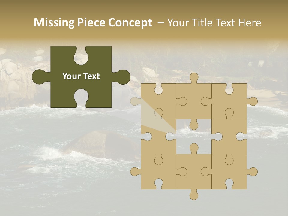 Tayrona Splash Water PowerPoint Template