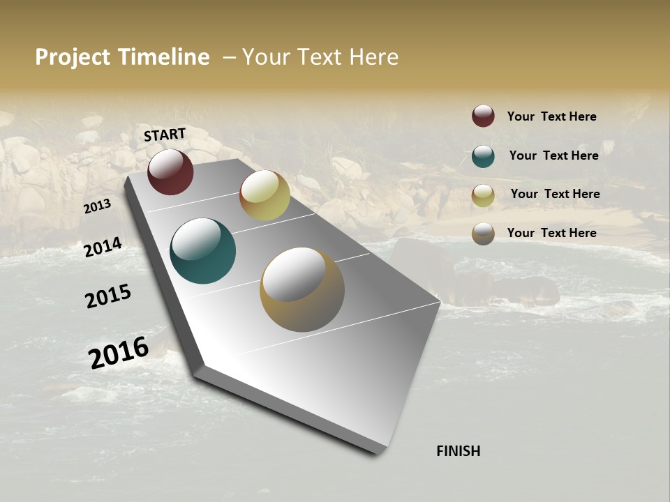 Tayrona Splash Water PowerPoint Template