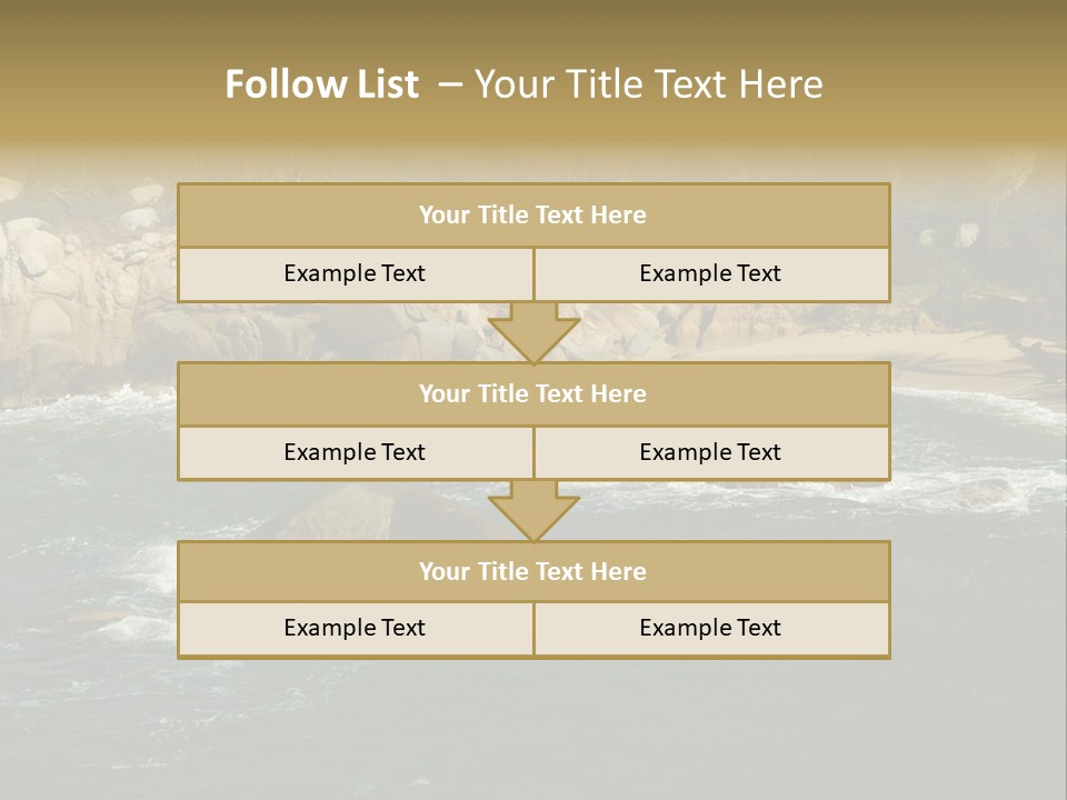 Tayrona Splash Water PowerPoint Template