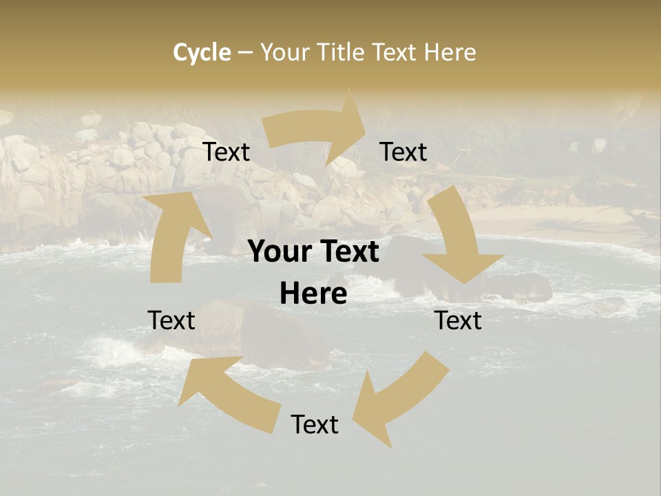 Tayrona Splash Water PowerPoint Template