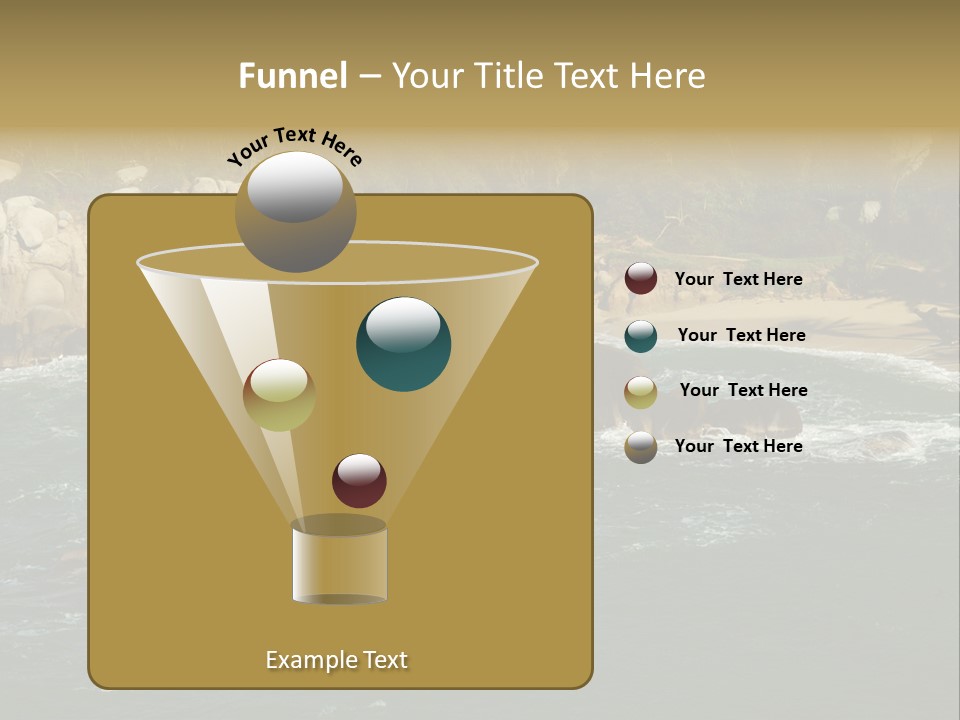 Tayrona Splash Water PowerPoint Template