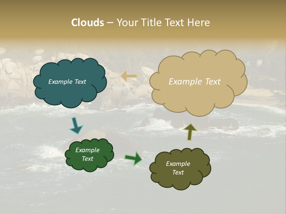 Tayrona Splash Water PowerPoint Template