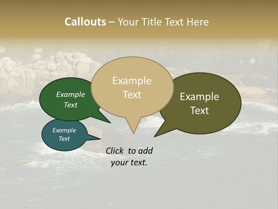 Tayrona Splash Water PowerPoint Template