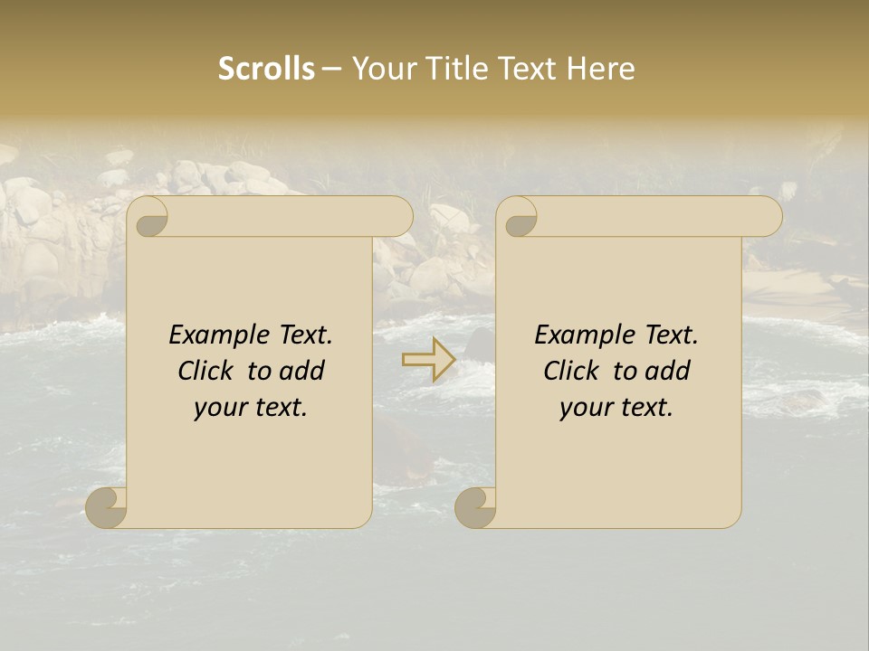 Tayrona Splash Water PowerPoint Template