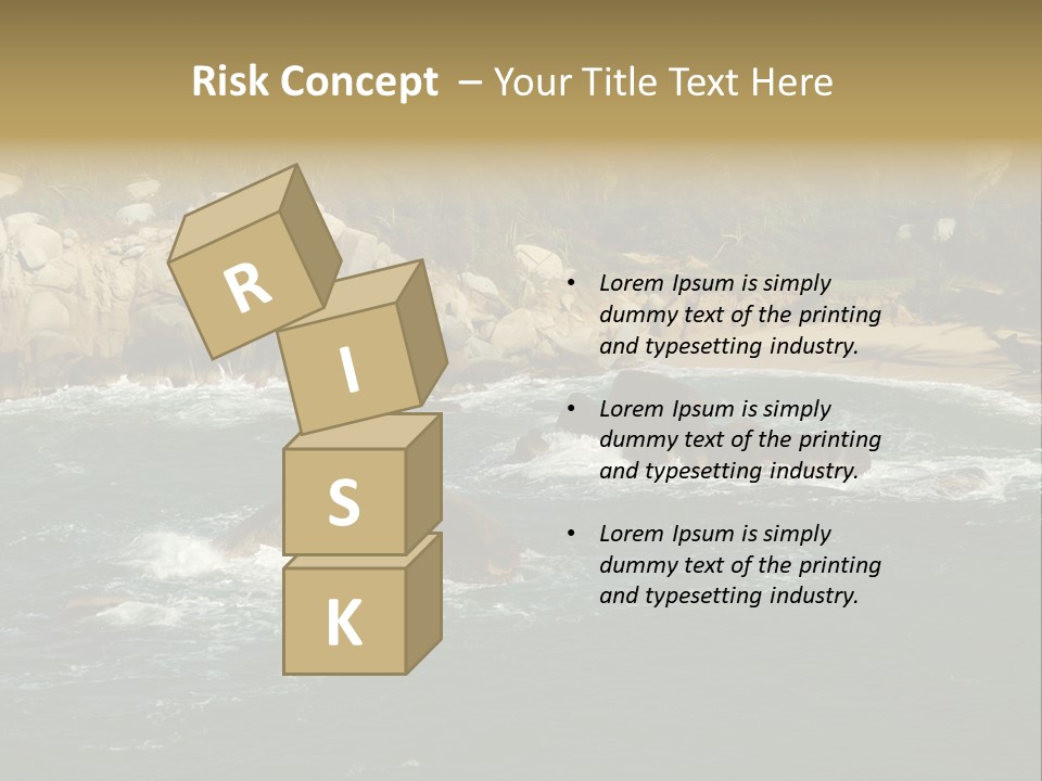 Tayrona Splash Water PowerPoint Template