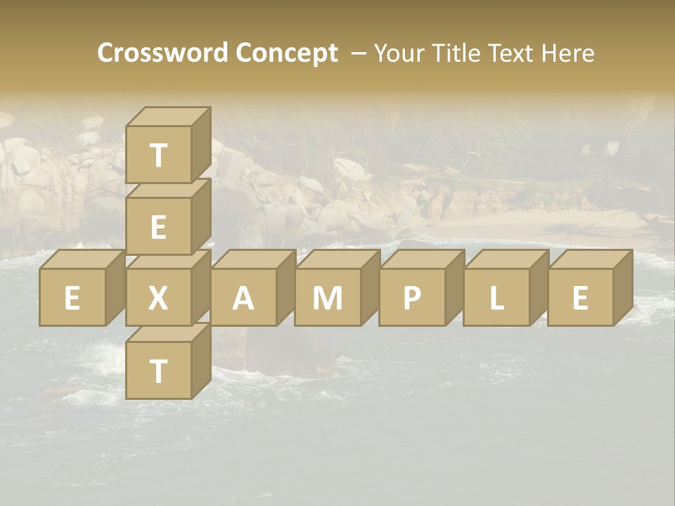 Tayrona Splash Water PowerPoint Template