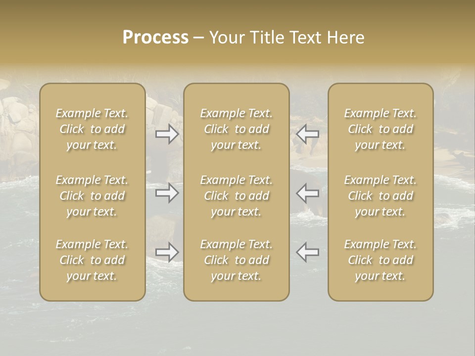 Tayrona Splash Water PowerPoint Template