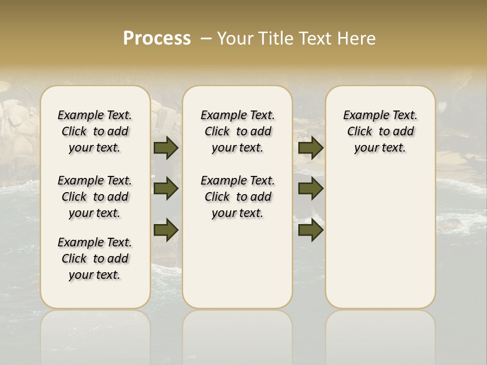 Tayrona Splash Water PowerPoint Template