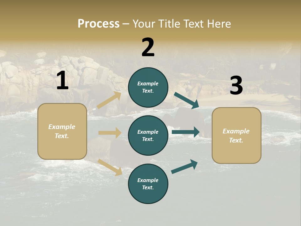 Tayrona Splash Water PowerPoint Template