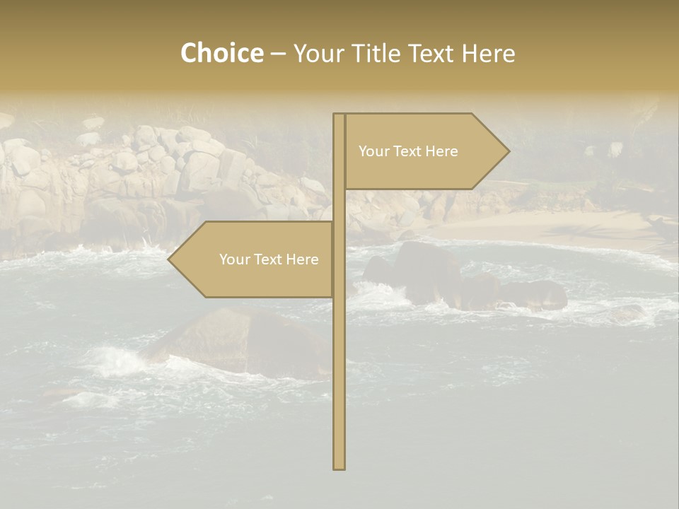 Tayrona Splash Water PowerPoint Template