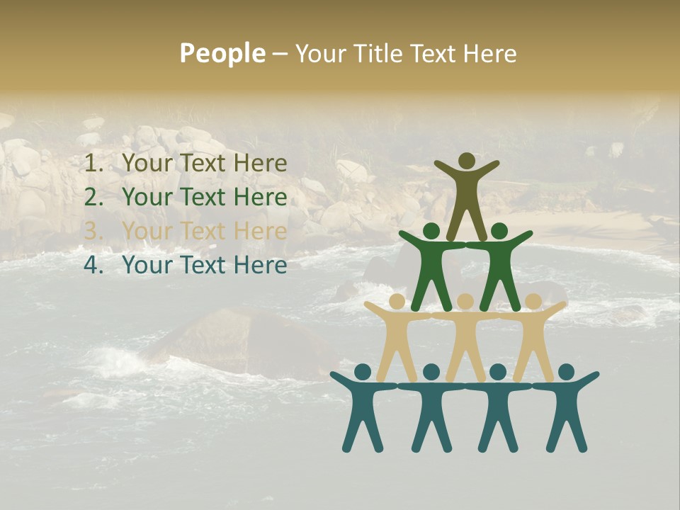 Tayrona Splash Water PowerPoint Template