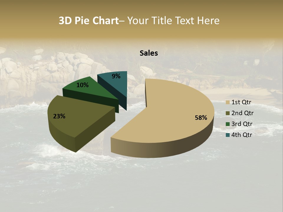 Tayrona Splash Water PowerPoint Template