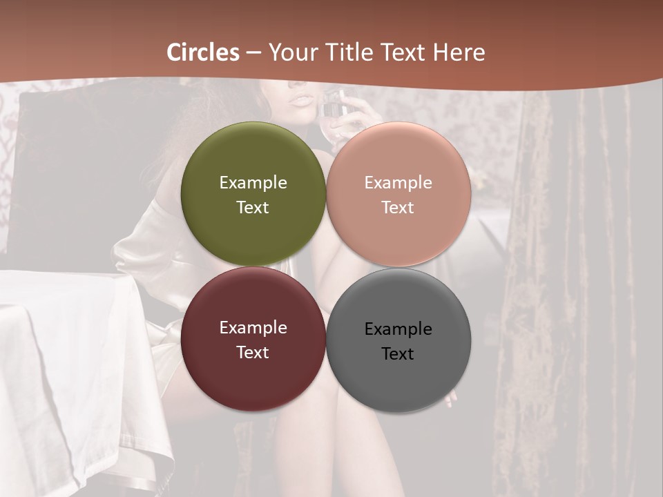 Femininity Elegance Cafe PowerPoint Template