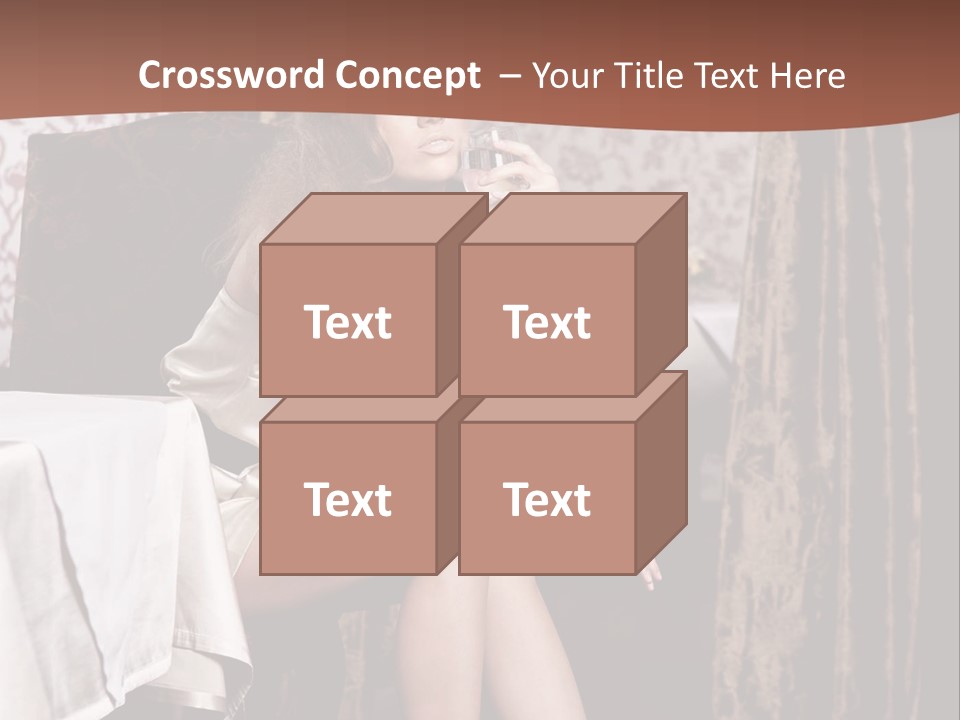 Femininity Elegance Cafe PowerPoint Template